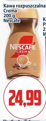 Kawa rozpuszczalna Crema Nescafe promocja w Kupiec