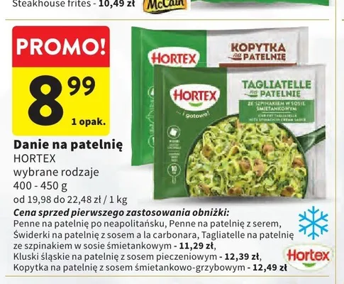 Penne na patelnię po neapolitańsku Hortex promocja w Intermarche