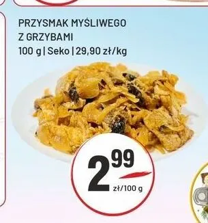Przysmak myśliwego z grzybami Seko promocja w Sedal