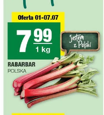 Rabarbar polski promocja w SPAR