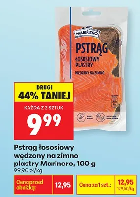 Pstrąg łososiowy wędzony na zimno plastry promocja w Biedronka