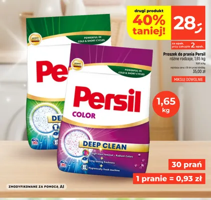 Proszek do prania Persil Regular promocja w Dealz