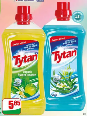 Płyn uniwersalny Tytan Świeża limonka promocja w Dino