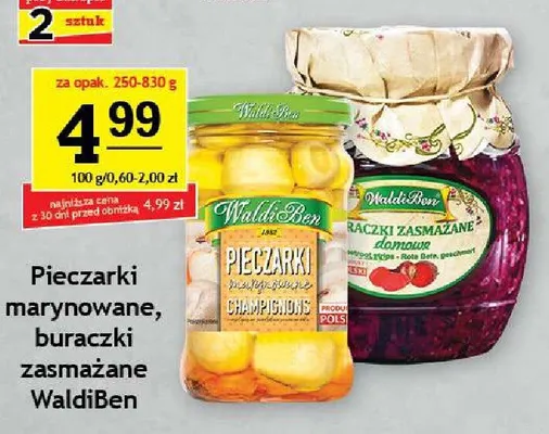 Buraczki zasmażane WaldiBen promocja w Gram Market