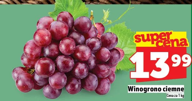 Winogrono ciemne promocja w TOPAZ