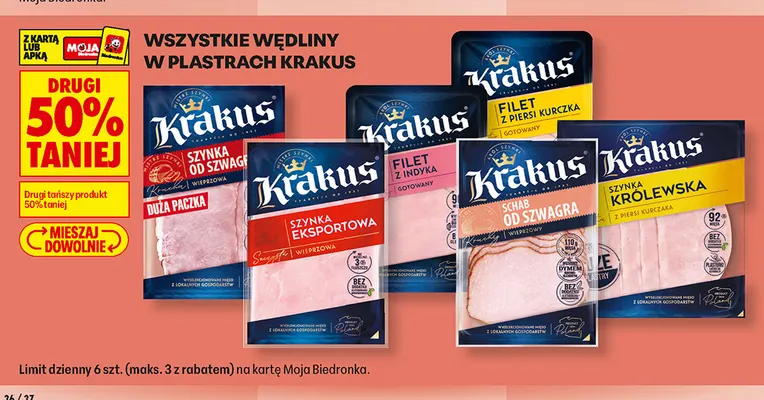 Schab od szwagra Krakus promocja w Biedronka