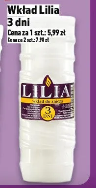 Wkład Lilia 3 dni promocja w TOPAZ