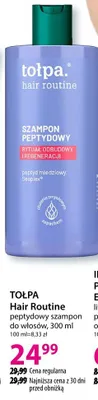 Szampon peptydowy hair routine promocja w Hebe