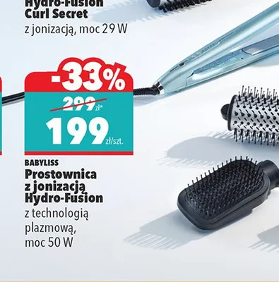 Prostownica z jonizacją Hydro-Fusion z technologią plazmową promocja w Biedronka