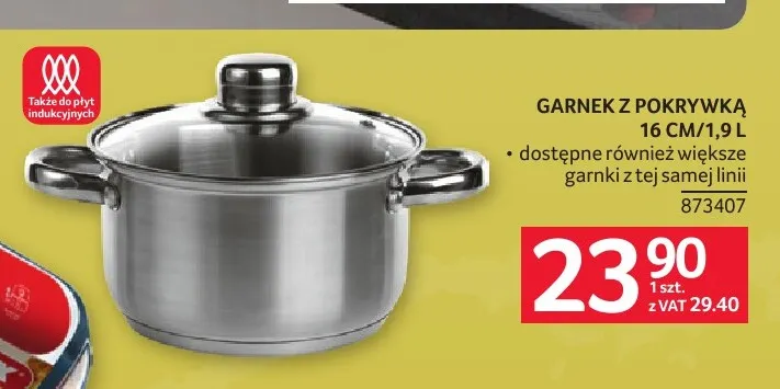Garnek z pokrywką 16 cm 1,9 l promocja w Selgros