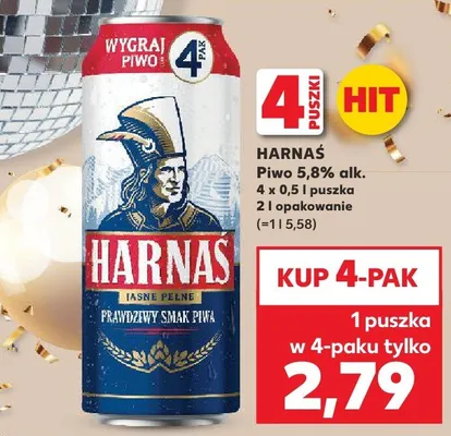 Piwo Harnaś promocja w Kaufland