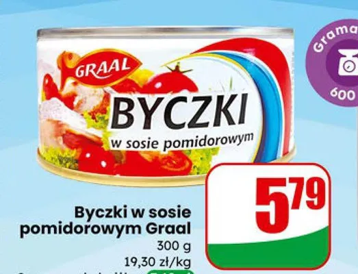 Byczki w sosie pomidorowym promocja w Dino
