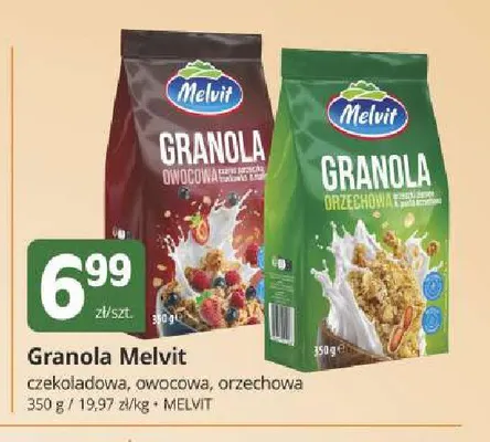 Granola Melvit czekoladowa promocja w Marketvita