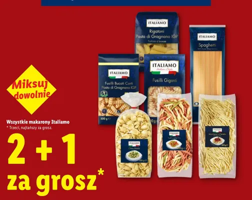 Makaron Maccheroni al Ferretto Italiamo promocja w Lidl