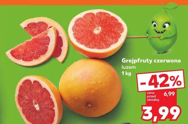 Grejpfruty czerwone promocja w Kaufland