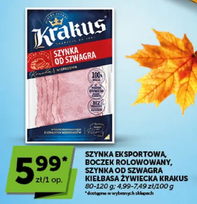 Szynka od szwagra Krakus promocja w Euro Sklep