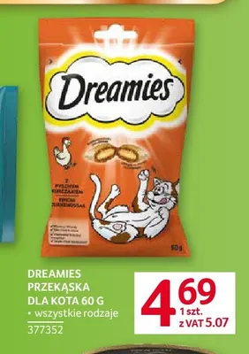 Przekąska dla kota Dreamies 60 g promocja w Selgros