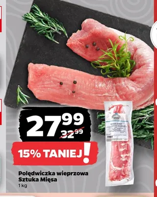 Polędwiczka wieprzowa Sztuka Mięsa promocja w Netto