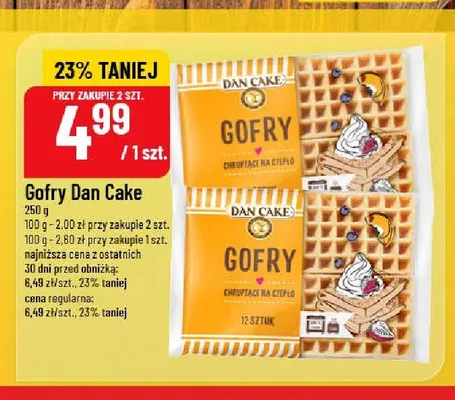 Gofry Dan Cake promocja w POLOmarket