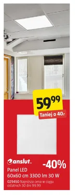 Panel LED Anslut promocja w Jula
