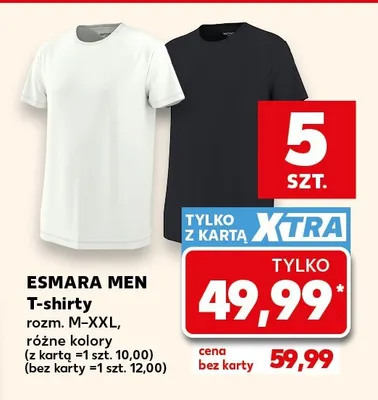 T-shirty 5-pak promocja w Kaufland