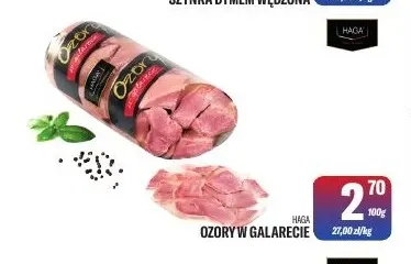 Ozory w galarecie Haga promocja w Tomi Markt