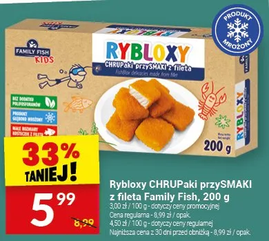 Rybloxy CHRUPaki przySMAKI z fileta promocja w Twój Market