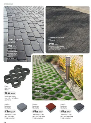 Kostka brukowa Nostalite szara promocja w Castorama