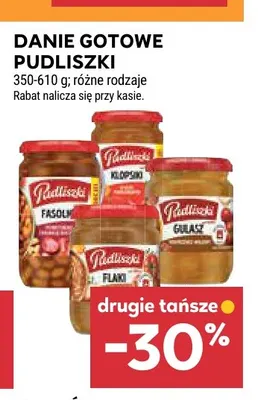 Danie gotowe Pudliszki gulasz promocja w Stokrotka