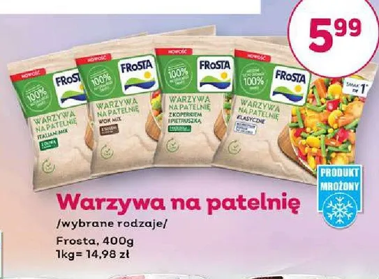 Warzywa na patelnię Frosta Wok Mix promocja w Bliski
