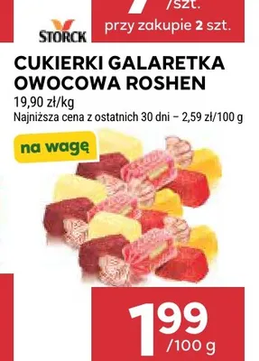 Cukierki galaretka owocowa Roshen promocja w Stokrotka