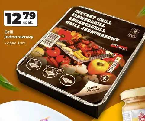 Grill jednorazowy Gryf Skand promocja w Odido