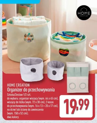 Organizer do przechowywania Home Creation promocja w Aldi