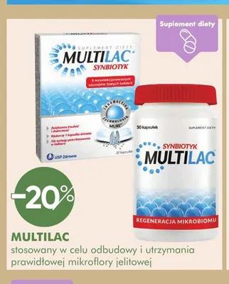 Synbiotyk Multilac promocja w Super-Pharm