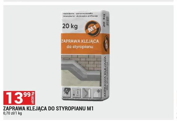 Zaprawa klejąca do styropianu promocja w Merkury Market