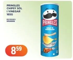 Chipsy Pringles sól i vinegar promocja w Leo Market
