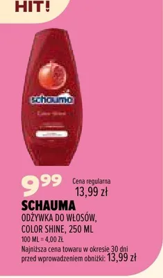Odżywka do włosów Schauma Color Shine promocja w Drogerie Natura