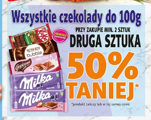Czekolady do 100 g promocja w Prim Market