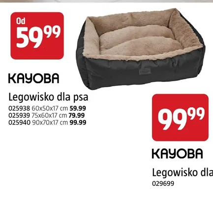Legowisko dla psa 75x60x17 cm Kayoba promocja w Jula