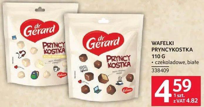 Wafelki Gérard Princy Kostka 110 g promocja w Selgros
