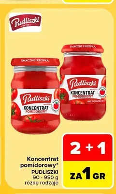 Koncentrat pomidorowy Pudliszki promocja w Carrefour