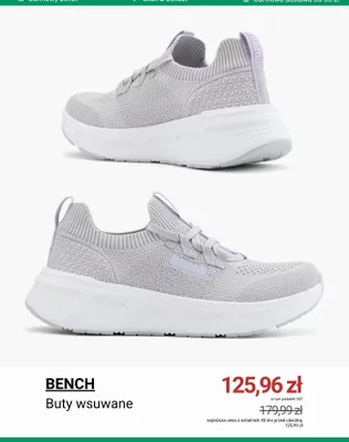 Buty wsuwane BENCH promocja w Deichmann