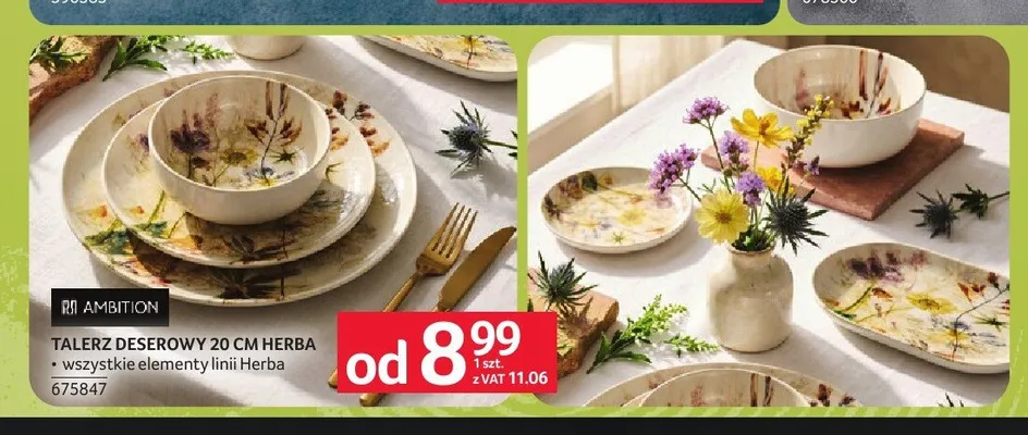Talerz deserowy Herba Ambition 20 cm promocja w Selgros