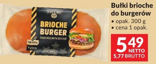 Bułki brioche do burgerów Dan Cake promocja w Makro