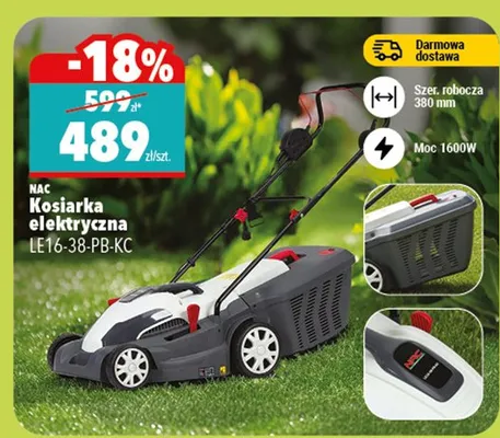 Kosiarka elektryczna LE-T6-38-PB-KC promocja w Biedronka Home