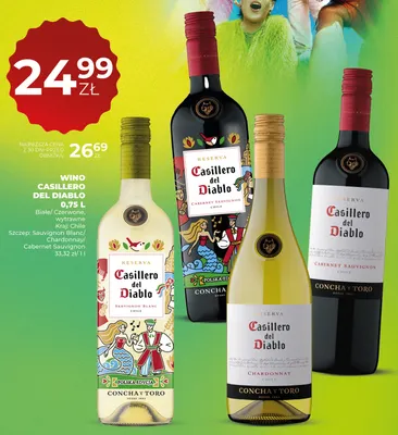 Wino czerwone Casillero del Diablo Cabernet Sauvignon promocja w Duży Ben