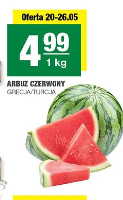 Arbuz czerwony Grecja/Turcja promocja w SPAR