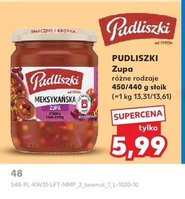 Zupa Pudliszki promocja w Kaufland