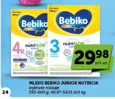 Mleko Bebiko Junior 4R Nutricia promocja w Euro Sklep