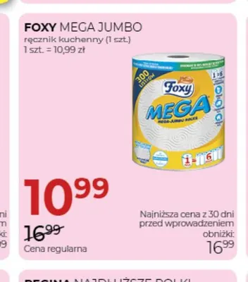 Ręcznik kuchenny Foxy Mega Jumbo promocja w Drogerie Jawa